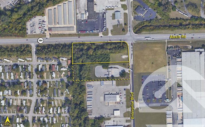Pictures of Land property located at 5707 & 5727 Enterprise Blvd, Toledo, OH 43612 for sales - image #1