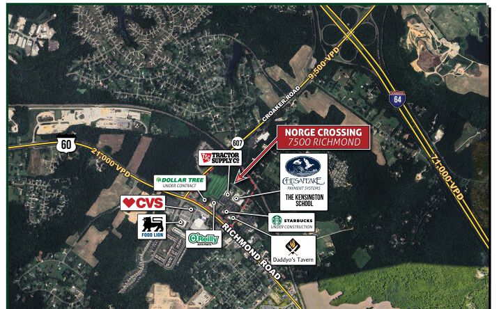 Pictures of Land property located at 7500 Richmond Road, Williamsburg, VA 23188 for sales - image #1