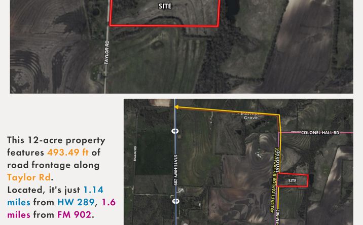 Pictures of Land property located at 12AC Taylor Rd, Howe, TX 75459 for sales - image #1