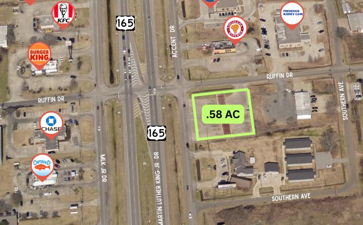 Pictures of Land property located at 1801 Martin Luther King Jr Dr, Monroe, LA 71202 for sales - image #1