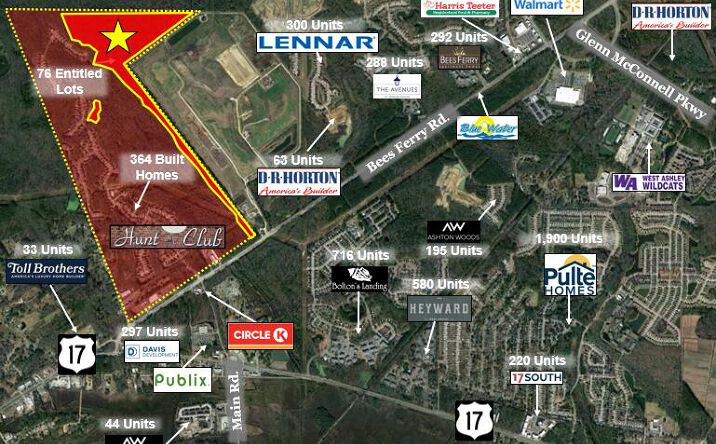 Pictures of Land property located at Hunt Club Residential Landing, Charleston, SC 29455 for sales - image #1
