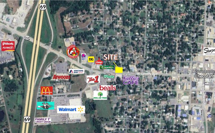 Pictures of Land property located at 911 W Gentry Ave, Checotah, OK 74426 for sales - image #1