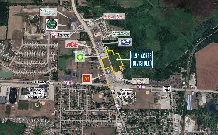 Pictures of Land property located at 1020 N Rochester St, Mukwonago, WI 53149 for sales - image #1