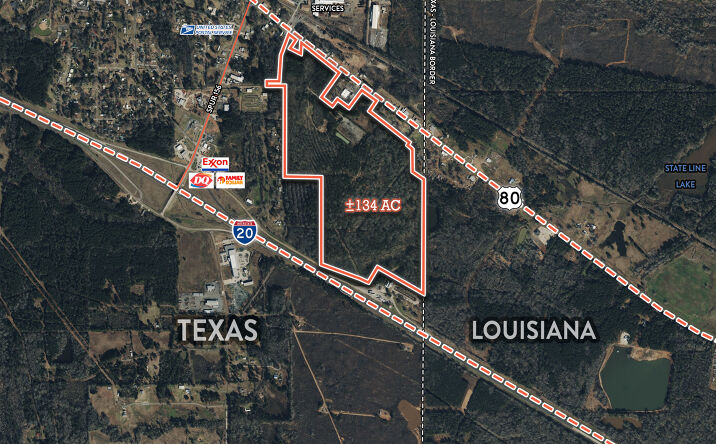 Pictures of Land property located at Hwy 20 & Hwy 80, Waskom, TX 75692 for sales - image #1