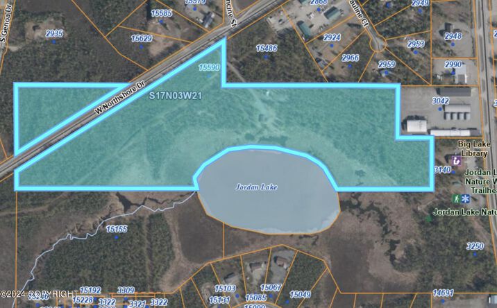 Pictures of Land, Mixed Use property located at 15590 W Northshore Dr, Big Lake, AK 99652 for sales - image #1