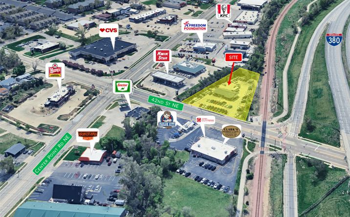 Pictures of Land, Retail property located at 1945 42nd St NE, Cedar Rapids, IA 52402 for sales - image #1