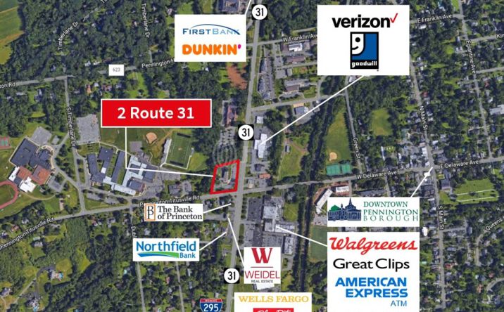 Pictures of Mixed Use, Multifamily, Office, Retail property located at 2 Route 31 North, Pennington, NJ 08534 for sales - image #1