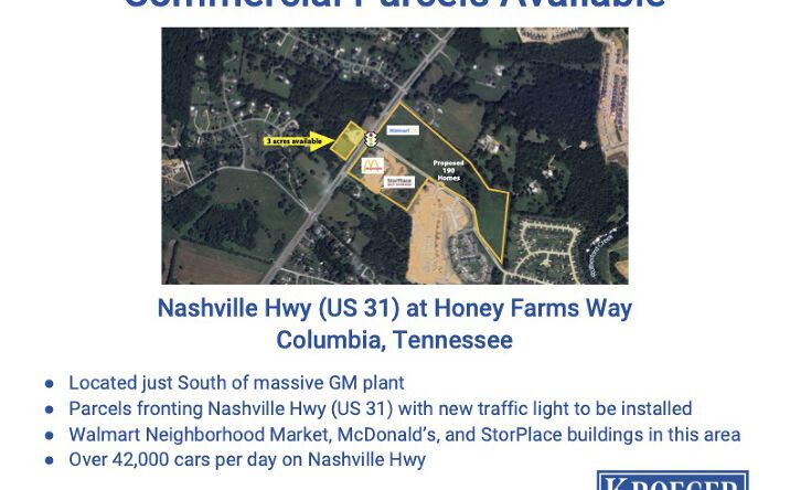 Pictures of Land property located at 2259 Nashville Hwy, Columbia, TN 38401 for sales - image #1