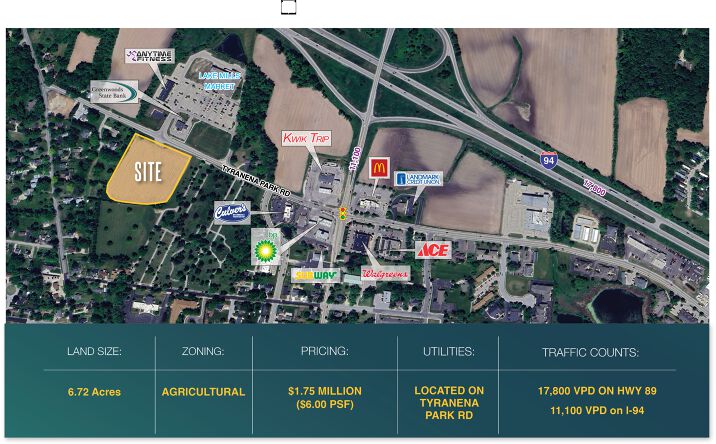 Pictures of Land property located at I-94 & Highway 89, Lake Mills, WI 53549 for sales - image #1