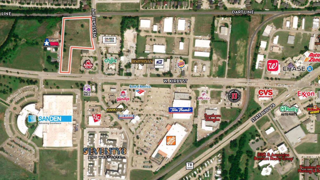 NWQ Westgate Way and FM 544 (Kirby St.), Wylie, TX 75098