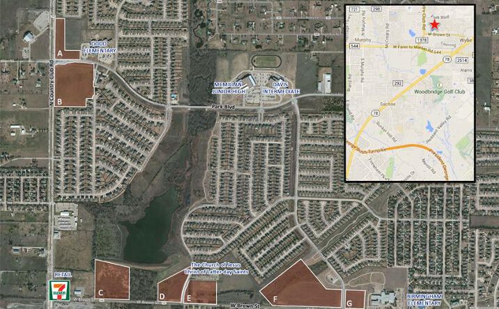 Pictures of Land property located at N. Country Club Road and W. Brown St, Wylie, TX 75098 for sales - image #1