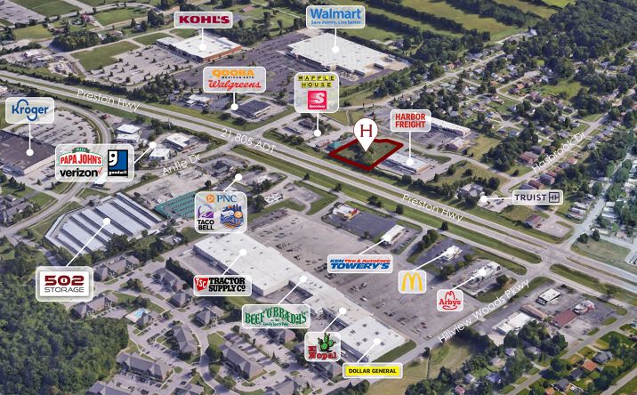 Pictures of Land property located at 12050 Standiford Plaza Dr, Louisville, KY 40229 for sales - image #1