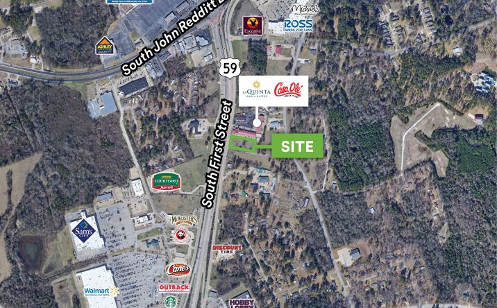Pictures of Land property located at Lot 3 - Tulane Crossing, Lufkin, TX 75901 for sales - image #1