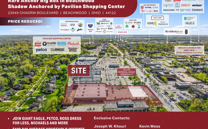 Pictures of Land, Multifamily, Retail, Mixed Use, Office property located at 23949 Chagrin Blvd, Beachwood, OH 44122 for sales - image #1