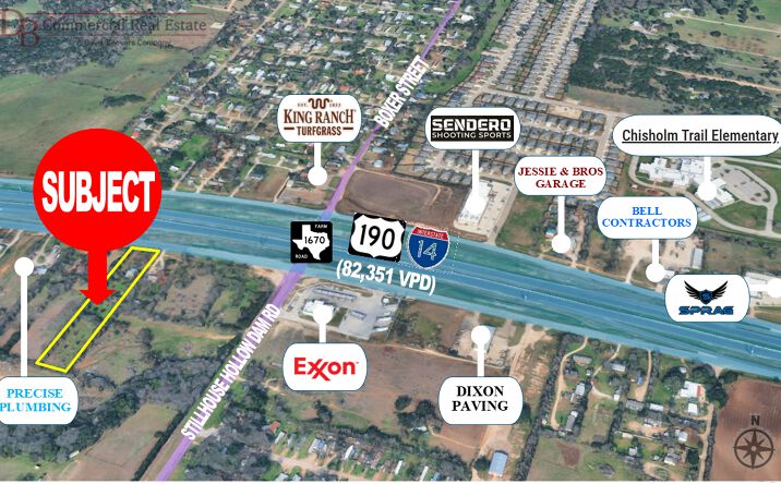 Pictures of Land property located at 3825 W US Hwy 190 Service Rd, Belton, TX 76513 for sales - image #1