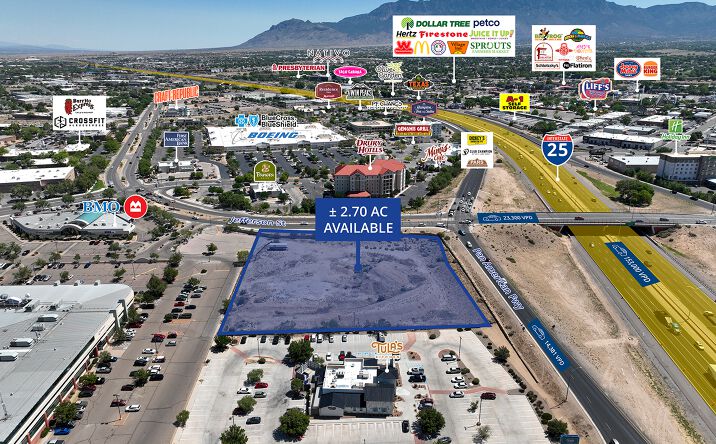 Pictures of Land property located at 5401 Pan American Fwy NE, Albuquerque, NM 87109 for sales - image #1