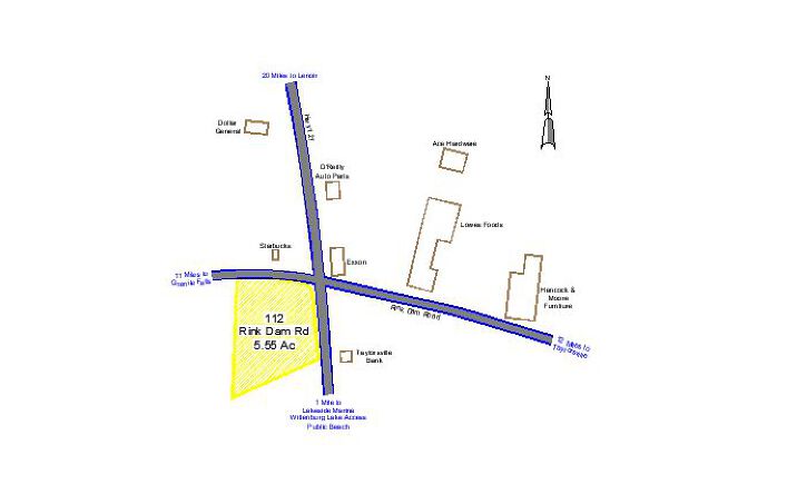 Pictures of Land property located at 112 Rink Dam Rd, Taylorsville, NC 28681 for sales - image #1