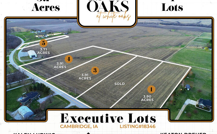 Pictures of Land property located at 3824 NE 150th Ave, Cambridge, IA 50046, 3790 NE 150th Ave, Cambridge, IA 50046 for sales - image #1