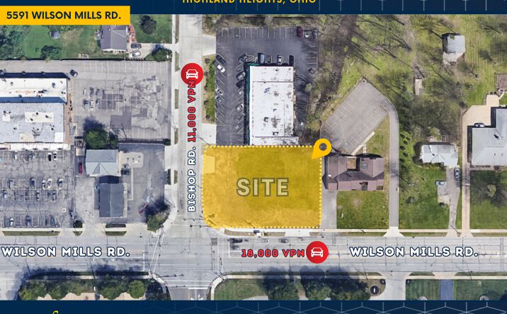 Pictures of Land property located at 5591 Wilson Mills Rd, Highland Heights, OH 44143 for sales - image #1