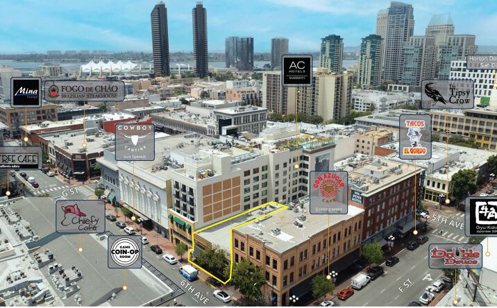 Pictures of Mixed Use, Retail property located at 748 Sixth Ave, San Diego, CA 92101 for sales - image #1