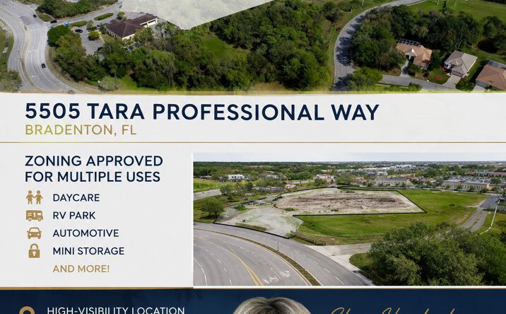 Pictures of Land, Multifamily, Office, Retail property located at 5505 Tara Professional Way, Bradenton, FL 34203 for sales - image #1