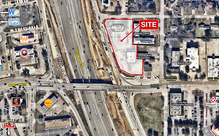 Pictures of Retail, Land property located at 647 W Main St, Lewisville, TX 75057 for sales - image #1