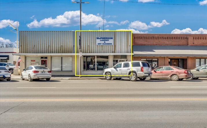 Pictures of Retail property located at 214 S Main St, McPherson, KS 67460 for sales - image #1