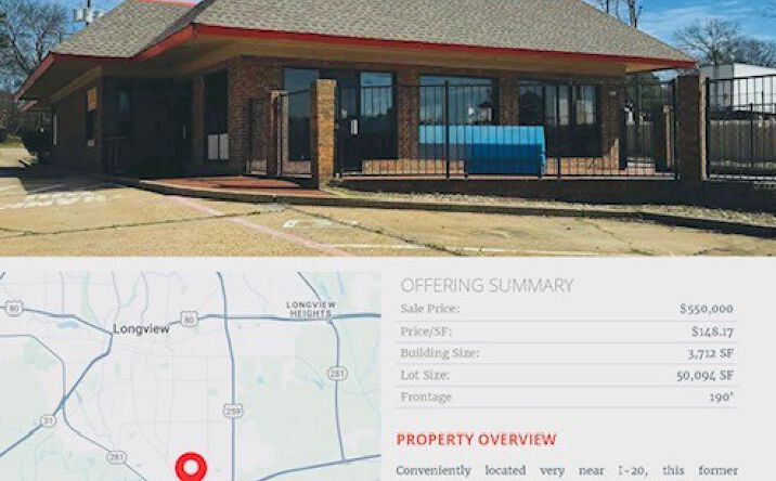 Pictures of Retail property located at 3118 Estes Pkwy, Longview, TX 75602 for sales - image #1