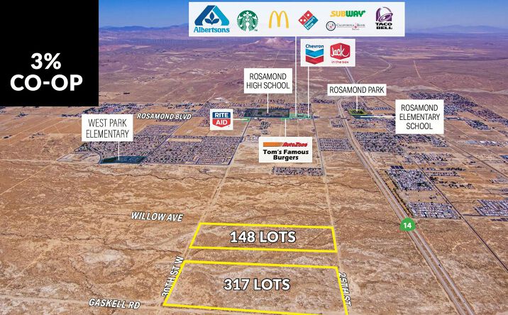 Pictures of Land property located at 30th St W, Rosamond, CA 93560 for sales - image #1
