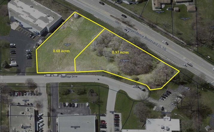Pictures of Retail, Land property located at 733 and 735 Oakridge Drive, Romeoville, IL 60446 for sales - image #1