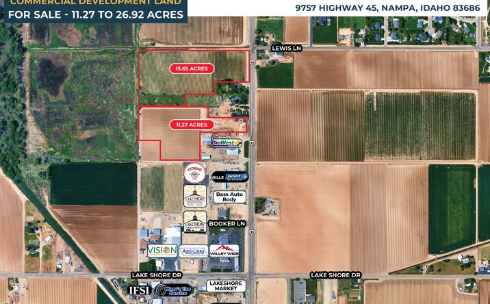 Pictures of Land property located at 9757 ID-45, Nampa, ID 83686 for sales - image #1