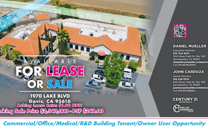 Pictures of Office property located at 1970 Lake Blvd, Davis, CA 95616 for sales - image #1