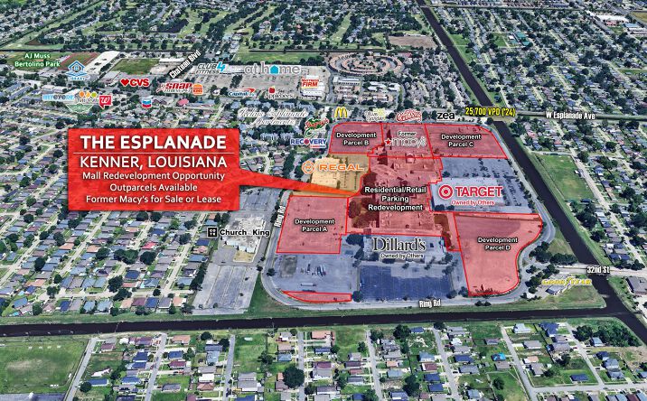 Pictures of Land, Retail property located at 1401 West Esplanade Ave, Kenner, LA 70065 for sales - image #1