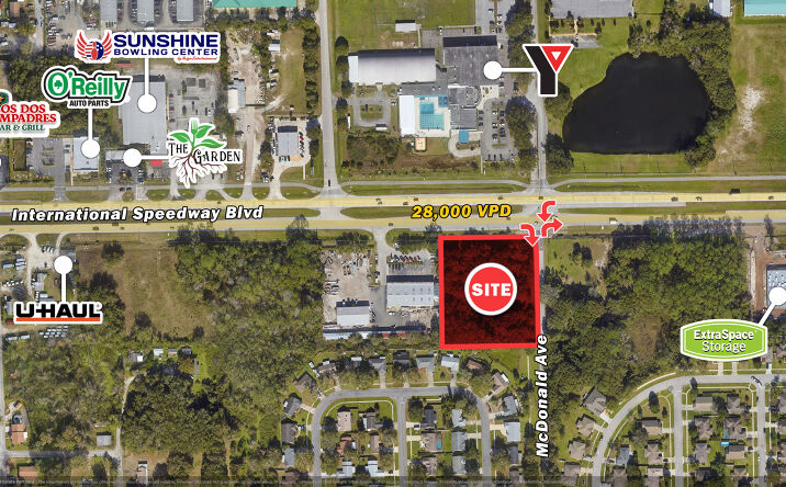 Pictures of Land property located at 780 E International Speedway Blvd, DeLand, FL 32724 for sales - image #1