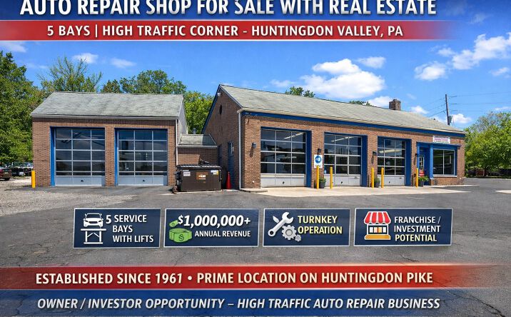 Pictures of Retail property located at 2304 Huntingdon Pike, Huntingdon Valley, PA 19006 for sales - image #1
