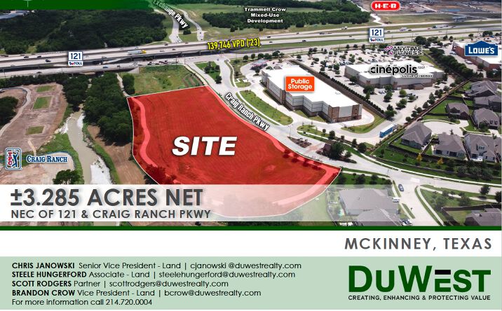 Pictures of Land property located at 7209 Craig Ranch Pkwy, McKinney, TX 75070 for sales - image #1