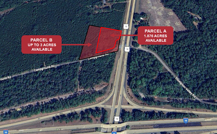 Pictures of Land, Retail property located at S JEFFERSON HWY (US Hwy 19) & Campground Rd, Monticello, FL 32336 for sales - image #1