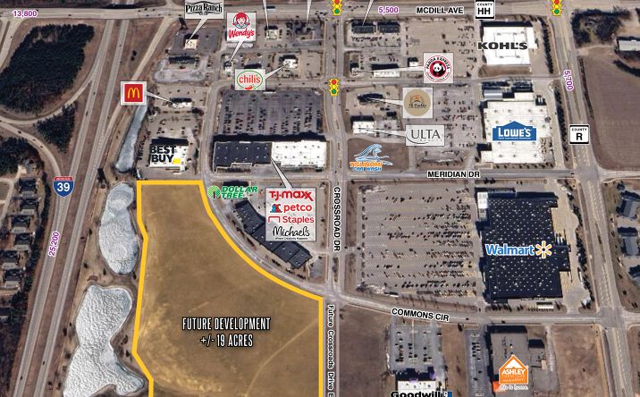 Pictures of Land property located at Interstate 39 & HIghway HH, Plover, WI 54467 for sales - image #1