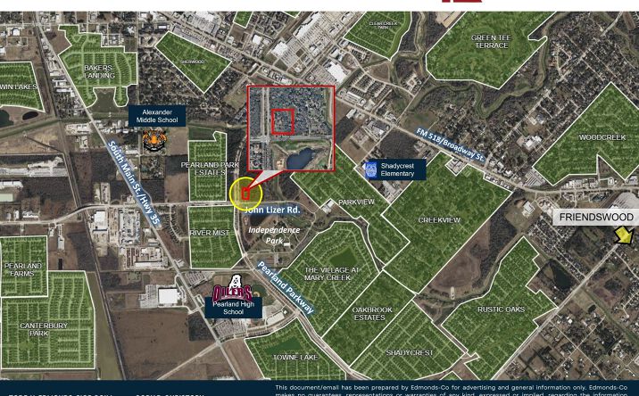 Pictures of Land, Retail property located at Pearland Parkway and John Lizer Road, Pearland, TX 77581 for sales - image #1