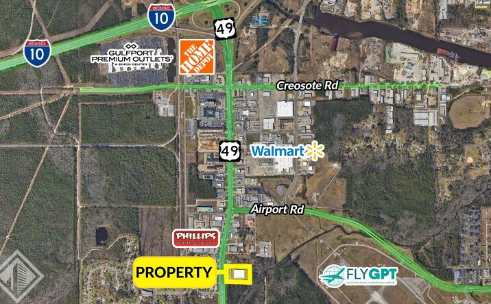 Pictures of Retail property located at 9120 US 49, Gulfport, MS 39503 for sales - image #1