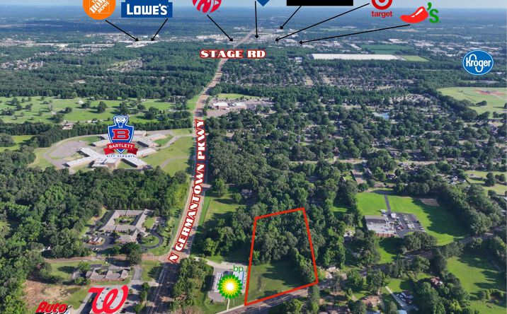 Pictures of Land property located at Us 70 Hwy, Bartlett, TN 38133 for sales - image #1
