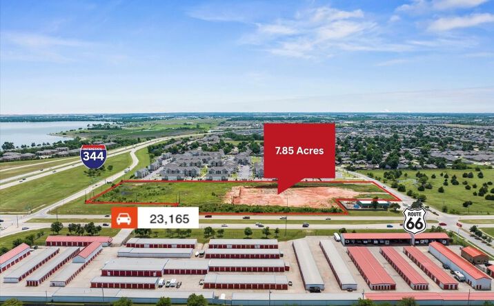 Pictures of Land property located at SW Corner of Route 66 & Kilpatrick Turnpike, Yukon, OK 73099 for sales - image #1