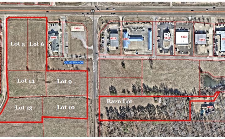 Pictures of Land property located at Goodman Rd & Davidson Rd, Olive Branch, MS 38654 for sales - image #1