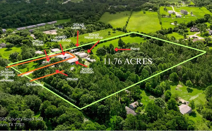 Pictures of Industrial, Land, Mixed Use property located at 2052 County Rd 540, Alvin, TX 77511 for sales - image #1