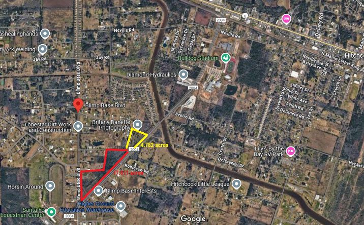 Pictures of Land property located at FM 2004 & Blimp Base Rd, Hitchcock, TX 77563 for sales - image #1