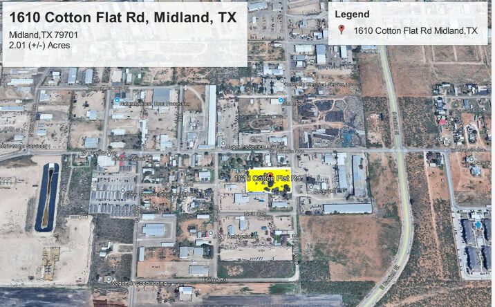 Pictures of Industrial, Land property located at 1600 Cotton Flat Rd, Midland, TX 79701 for sales - image #1