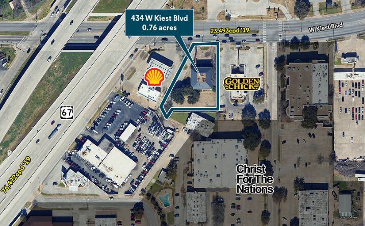 Pictures of Land, Retail property located at 434 W Kiest Blvd, Dallas, TX 75224 for sales - image #1