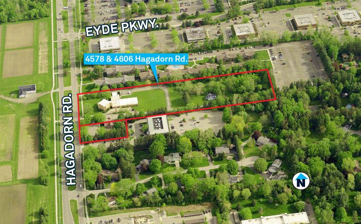 Pictures of Land property located at 4578 & 4606 Hagadorn Rd, East Lansing, MI 48823 for sales - image #1