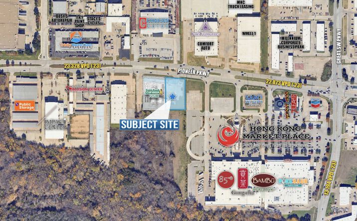 Pictures of Land property located at 3316 E Pioneer Pkwy, Arlington, TX 76010 for sales - image #1