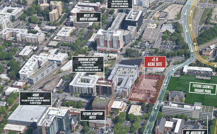 Pictures of Land, Mixed Use property located at 310 & 318 W Jones St, Raleigh, NC 27603 for sales - image #1